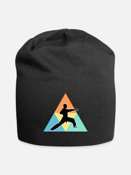 Kampfsport - Jersey-Beanie - Schwarz