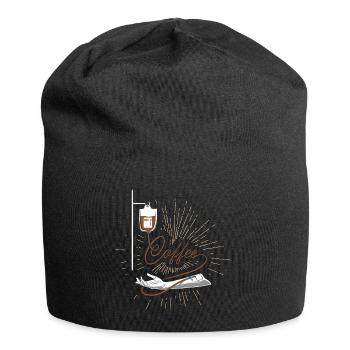 Coffee vein nurse care health - Jersey Beanie - black - Front