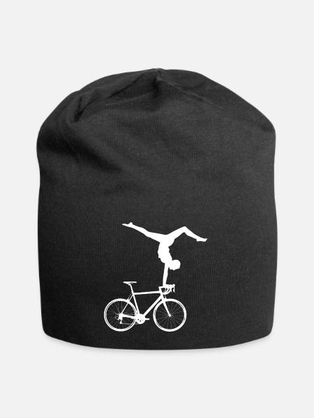 Kunstrad - Jersey-Beanie - Schwarz