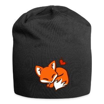 Cute Fox / Cute Fox - Jersey Beanie - black - Front