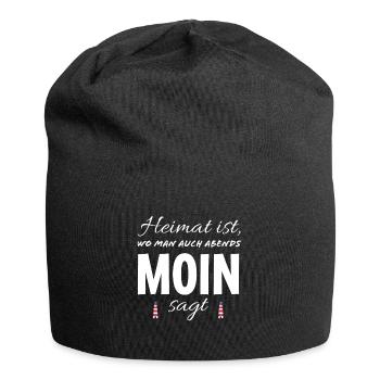 Norddeutschland Moin norddeutsch Ostfriesland - Jersey-Beanie - Schwarz - Vorne
