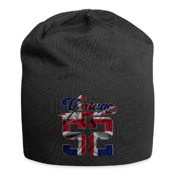 74TH BIRTHDAY UK VINTAGE 1952 - Jersey Beanie - black - Front