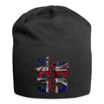 71ST BIRTHDAY UK VINTAGE 1955 - Jersey Beanie - black - Front