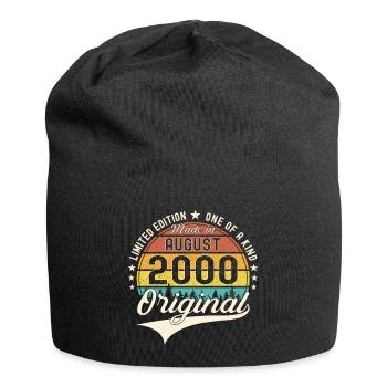 Original August 2000 22nd Birthday Gift Fun - Jersey Beanie - black - Front