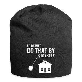 Conception de démolition et de rénovation de maisons - Bonnet en jersey - noir - Devant