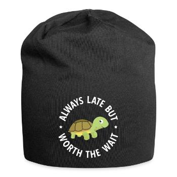 Schildkröten - Jersey-Beanie - Schwarz - Vorne