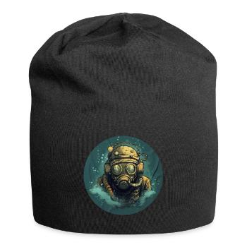 Taucher - Jersey-Beanie - Schwarz - Vorne