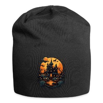 Halloween - Jersey-Beanie - Schwarz - Vorne