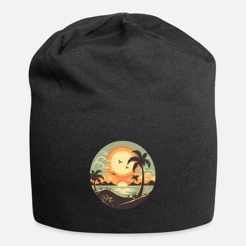Strand - Jersey-Beanie - Schwarz