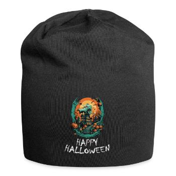 Halloween - Happy Halloween - Jersey-Beanie - Schwarz - Vorne