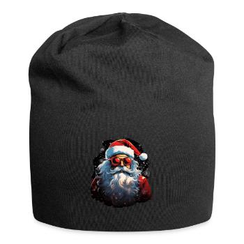 Père Noël - Bonnet en jersey - noir - Devant