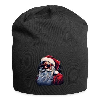 Père Noël - Bonnet en jersey - noir - Devant