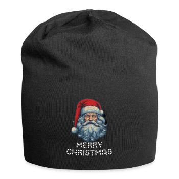 Le Père Noël épouse Noël - Bonnet en jersey - noir - Devant