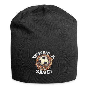 Fußball ball - What a Save! - Jersey-Beanie - Schwarz - Vorne