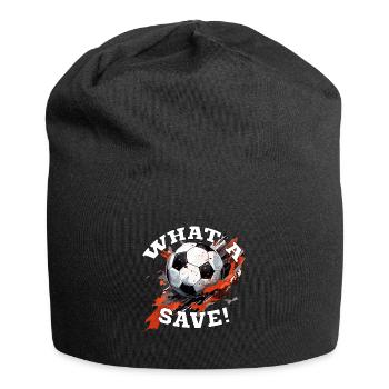 Balle de football - Quelle sauvegarde! - Bonnet en jersey - noir - Devant