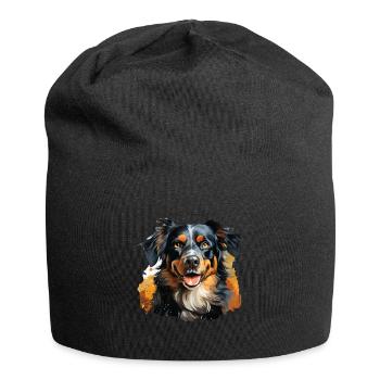 Dog - Jersey Beanie - black - Front