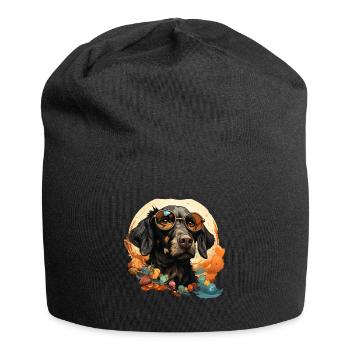 Dog - Jersey Beanie - black - Front