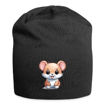 Mouse - Kawaii Style - Jersey Beanie - black - Front