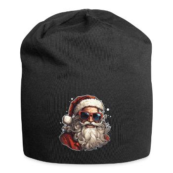 Santa Claus - illustration - Jersey Beanie - black - Front