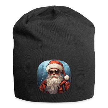 Santa Claus - illustration - Jersey Beanie - black - Front