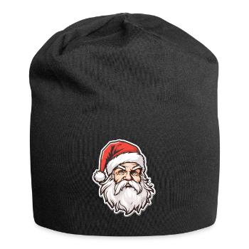 Santa Claus - illustration - Jersey Beanie - black - Front