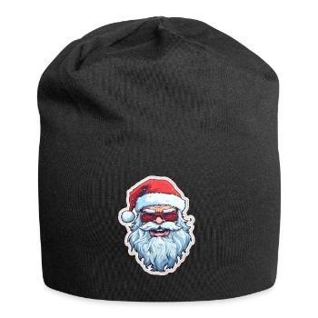 Santa Claus - illustration - Jersey Beanie - black - Front