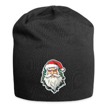 Santa Claus - illustration - Jersey Beanie - black - Front