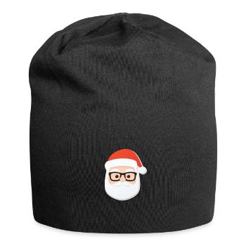Santa Claus - illustration - Jersey Beanie - black - Front