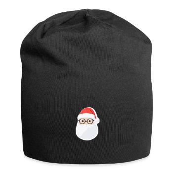 Santa Claus - illustration - Jersey Beanie - black - Front