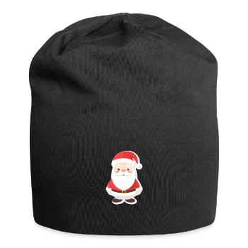 Santa Claus - illustration - Jersey Beanie - black - Front