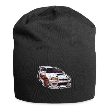 Car - Illustration - Jersey Beanie - black - Front