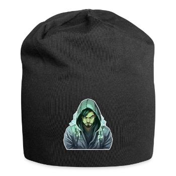 Ethical Hacker - Illustration - Jersey Beanie - black - Front