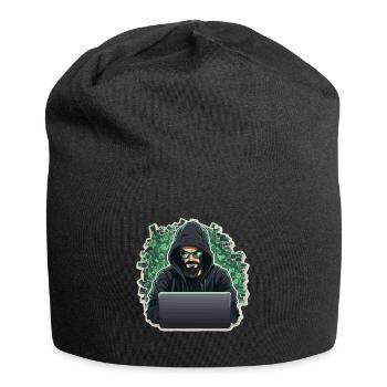 Hacker éthique - Illustration - Bonnet en jersey - noir - Devant