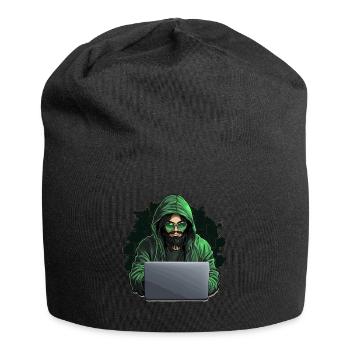 Ethical Hacker - Illustration - Jersey Beanie - black - Front