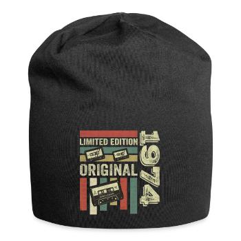 Millésime 1974 - citation d’anniversaire rétro 1974 - Bonnet en jersey - noir - Devant