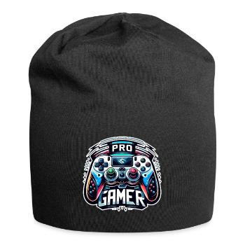 Pro Gamer - Controller Illustration - Jersey-Beanie - Schwarz - Vorne