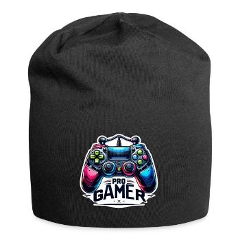 Pro Gamer - Controller Illustration - Jersey-Beanie - Schwarz - Vorne