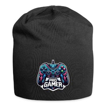 Pro Gamer - Controller Illustration - Jersey-Beanie - Schwarz - Vorne
