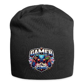 Gamer Zone - Controller Illustration - Jersey-Beanie - Schwarz - Vorne