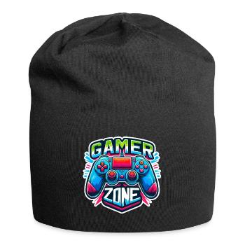 Gamer Zone - Controller Illustration - Jersey-Beanie - Schwarz - Vorne