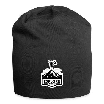 En savoir plus - Wanderer - Bonnet en jersey - noir - Devant