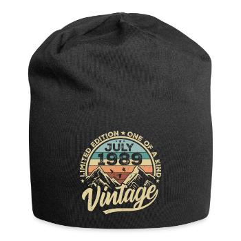 Born in July 1989 Born in July 1989 Born in July 1989 - Jersey Beanie - black - Front