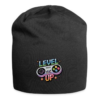 Level Up - Manette de jeu - Bonnet en jersey - noir - Devant