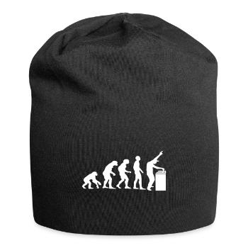 Evolution vers le Dj Edm Techno Festival - Bonnet en jersey - noir - Devant