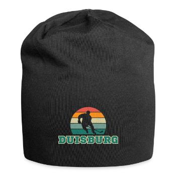 Duisbourg, ma ville ! - Bonnet en jersey - noir - Devant