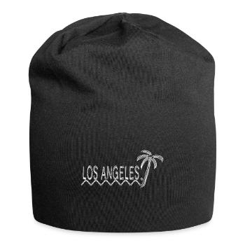 Los Angeles - Jersey-Beanie - Schwarz - Vorne