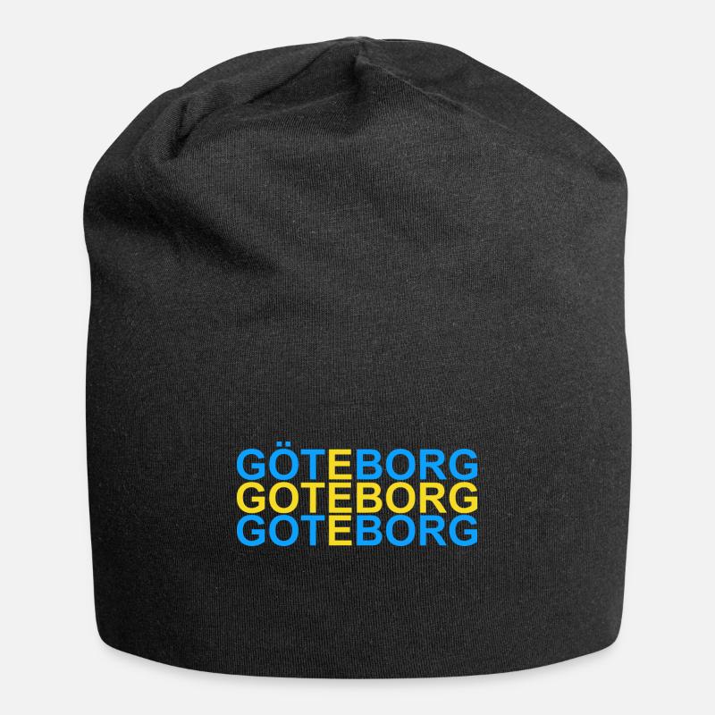 GÖTEBORG - Jersey-Beanie - Schwarz