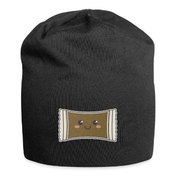 Snus Tabak Nikotin Schweden - Jersey-Beanie - Schwarz - Vorne