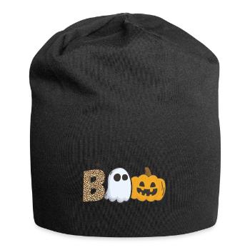 Halloween Boo - Jersey-Beanie - Schwarz - Vorne