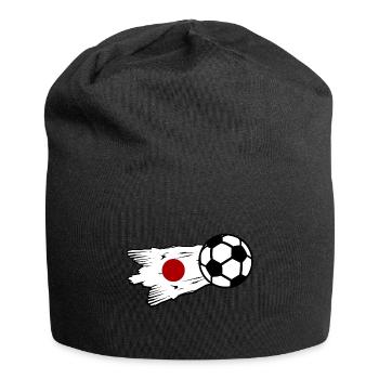 Les footballeurs japonais - Bonnet en jersey - noir - Devant